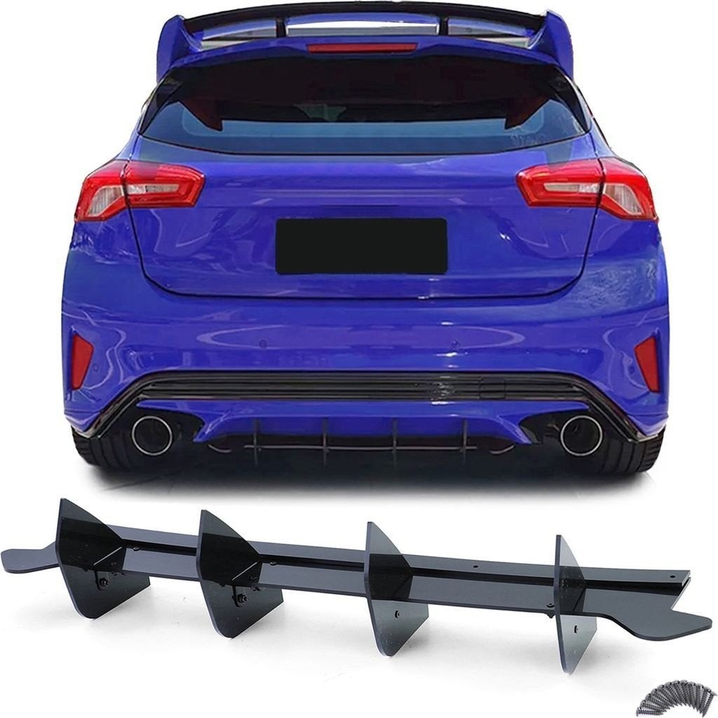 Achterbumper Diffuser Ford Focus 4 ST Hatchback 2019+