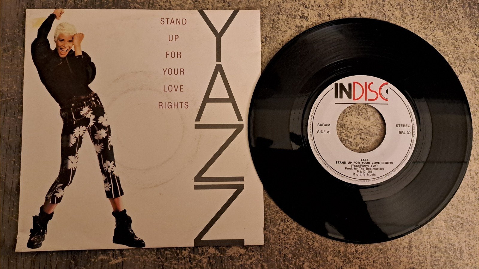 Yazz  - stand up for your love rights, Gebruikt, 7 inch, Pop, Fotohoes