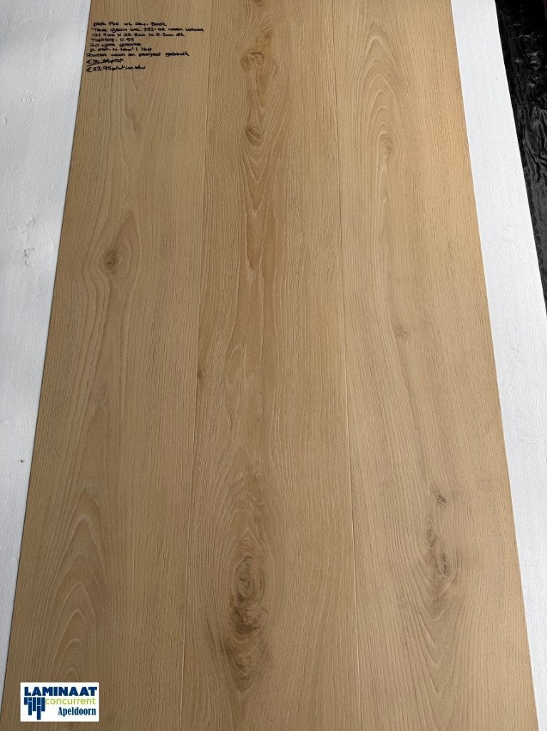 Plak Pvc True Grain Warm Oak 323-02 2,5mm dik Toplaag 0,55, Plak Pvc vloer warm natuur eiken, 75 m² of meer, Nieuw, Ophalen of Verzenden
