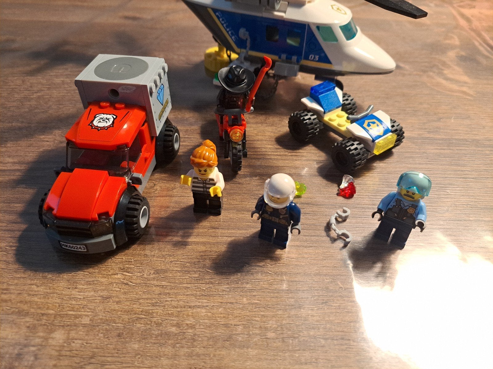 Lego City 60243 Politie Achtervolging Helikopter, City, Lego, Ophalen of Verzenden, Zo goed als nieuw
