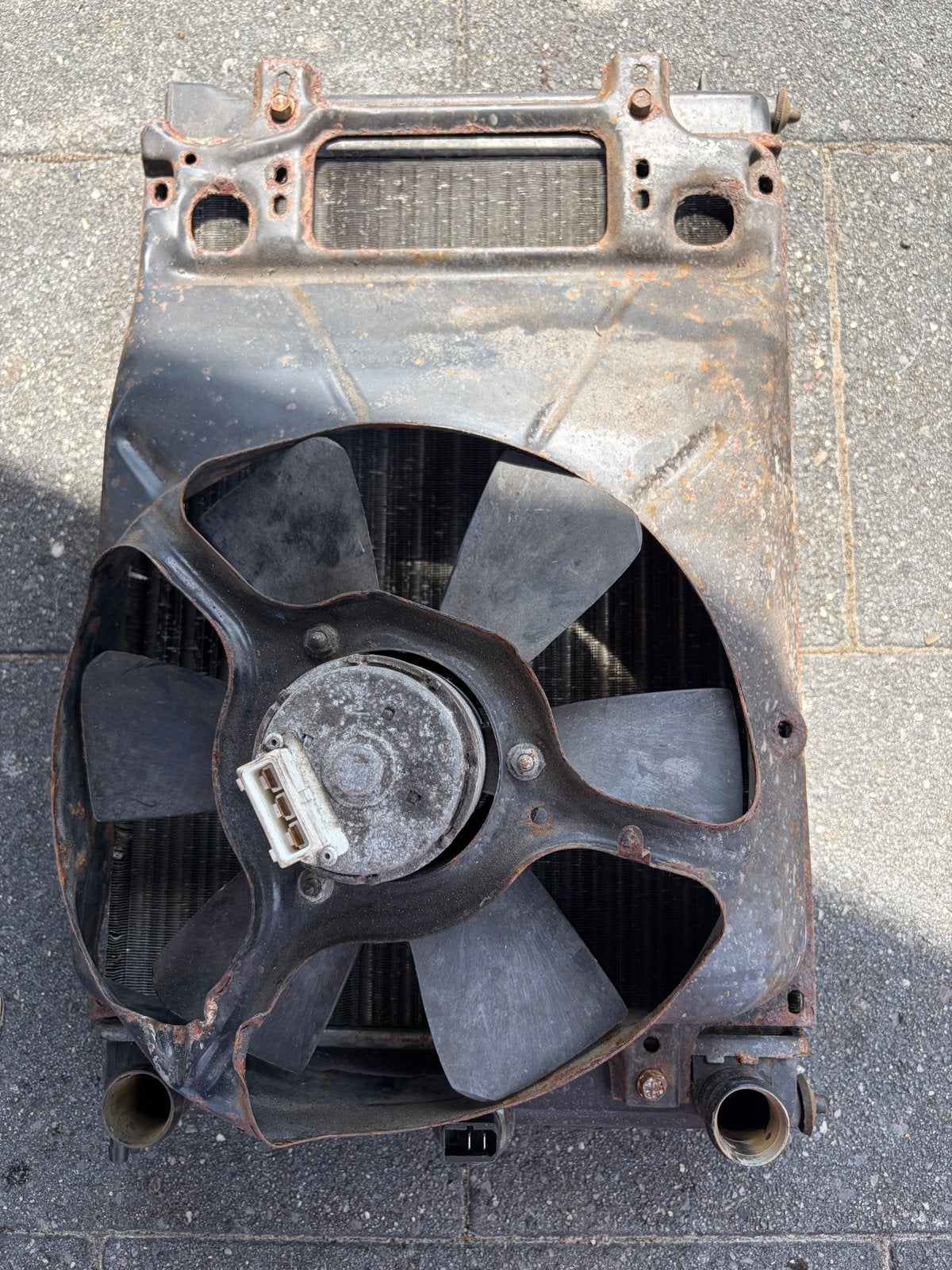 VW Golf MK2 1300 Radiateur met Koelvin, Ophalen, Gebruikt, Volkswagen