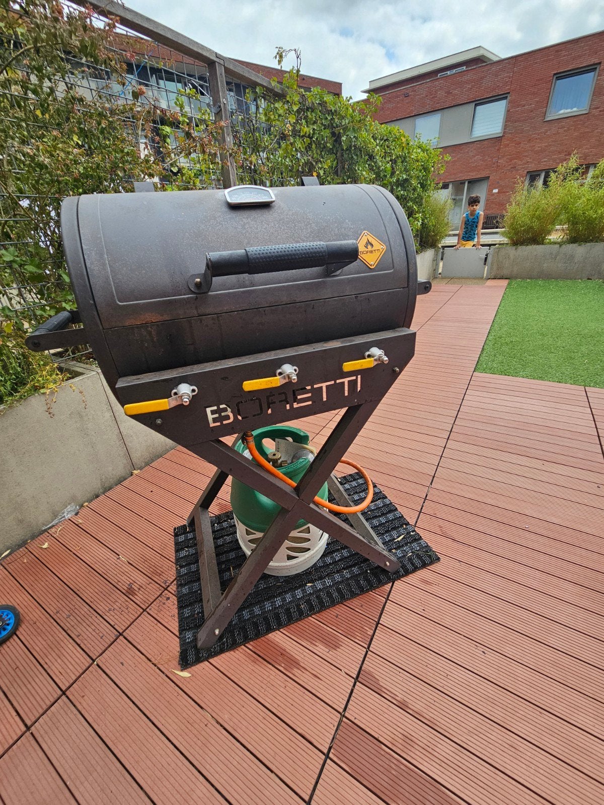 Boretti Addizio gas BBQ met 5kg composite gasfles, Tuin en Terras, Gasbarbecues, Ophalen, Gebruikt, Boretti