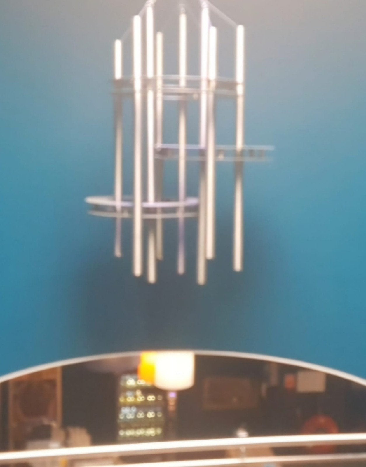 Moderne hanglamp met uniek design, Overige fittingen, Ophalen of Verzenden, Zo goed als nieuw, Modern, Sculpturaal