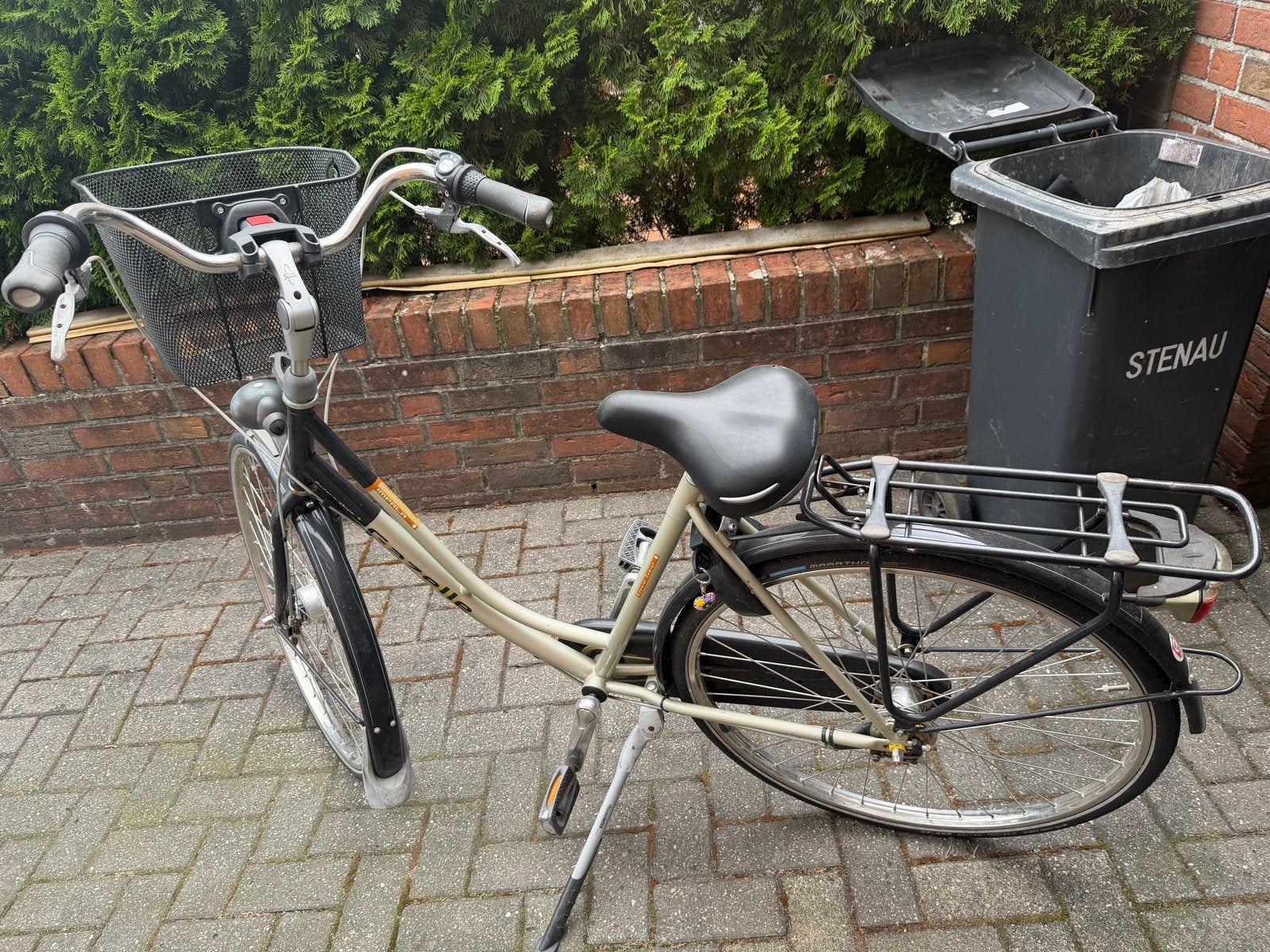 Impala Damesfiets met Mand en Bagagedrager, Gebruikt, Velgrem, Versnellingen, 50 tot 53 cm