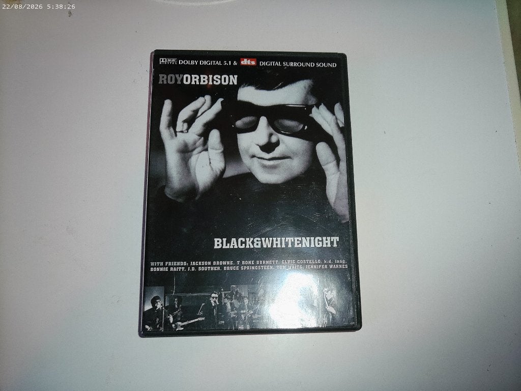 dvd Roy Orbison - Black & White Night, Engels, Alle leeftijden, Ophalen of Verzenden, Zo goed als nieuw