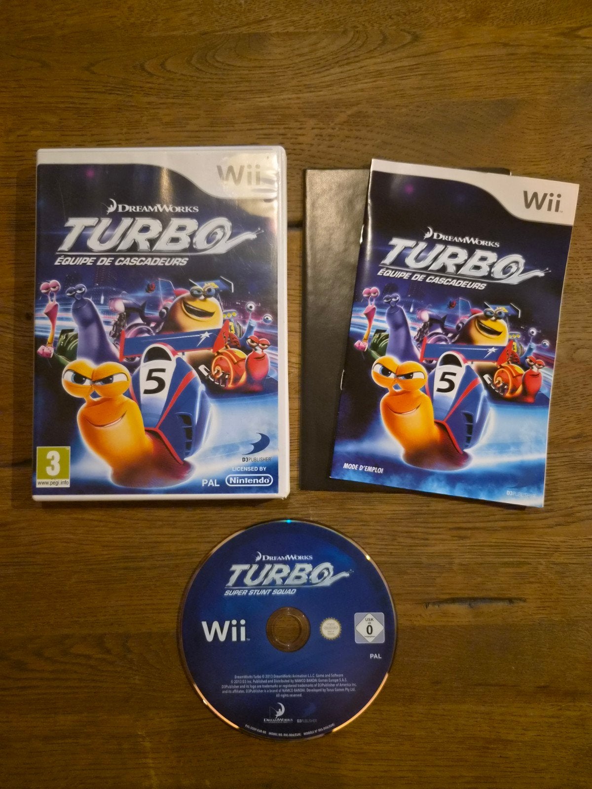 Wii Game: DreamWorks Turbo - Super Stunt Squad, Spelcomputers en Games, Gebruikt, 1 speler, Racen en Vliegen, Ophalen of Verzenden