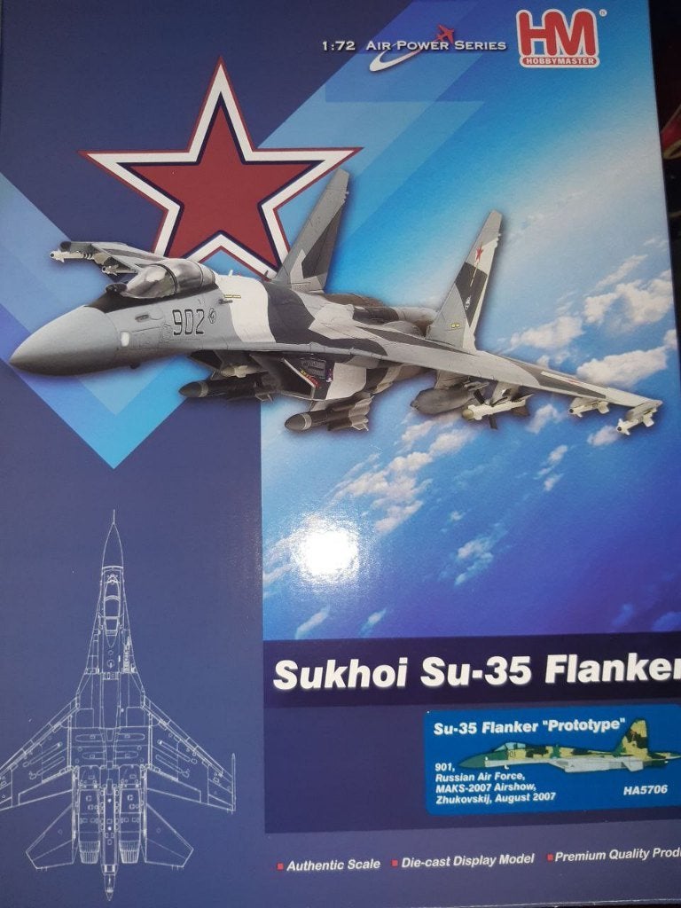 Hobby Master 1:72 Su-35 Flanker, Verzenden, Schaalmodel