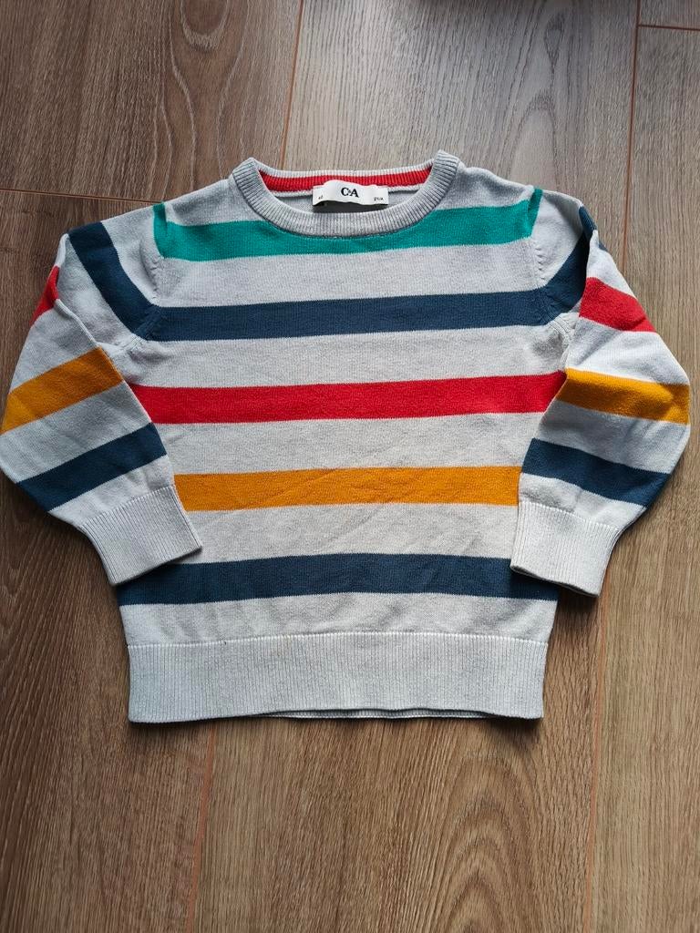 Stoere nette streepjes trui C&A maat 92, Kinderen en Baby's, Kinderkleding | Maat 92, Gebruikt, C&A, Trui of Vest, Ophalen of Verzenden