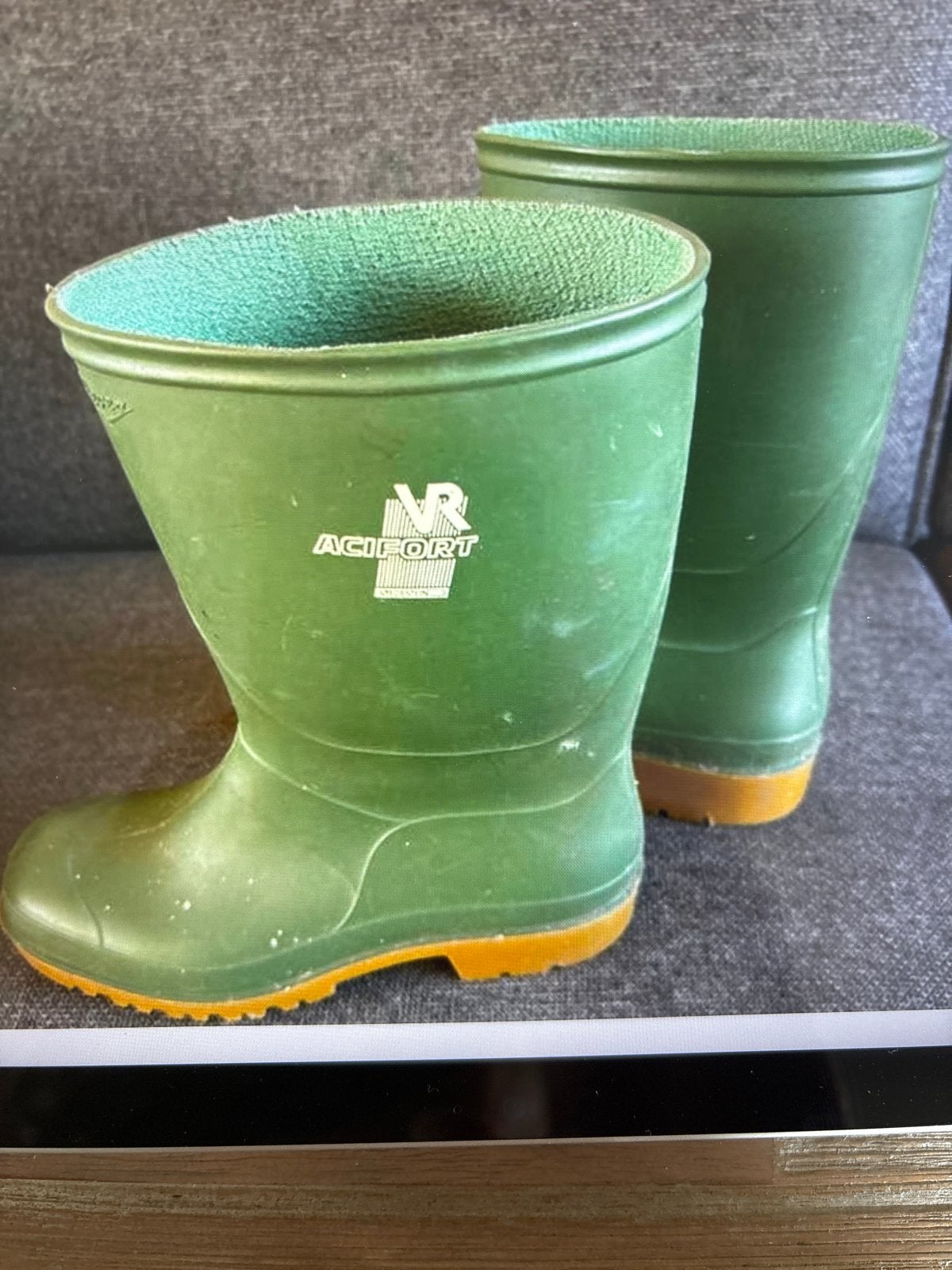 Hevea Acifort VR regenlaarzen maat 39/40 groen, Ophalen of Verzenden, Zo goed als nieuw, Groen, Regenlaarzen