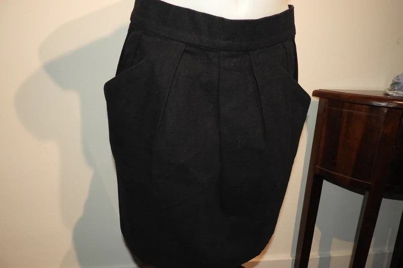 Isabel Marant Etoile casual rokje grote zakken rits achter S, Isabel Marant, Verzenden, Zwart, Zo goed als nieuw
