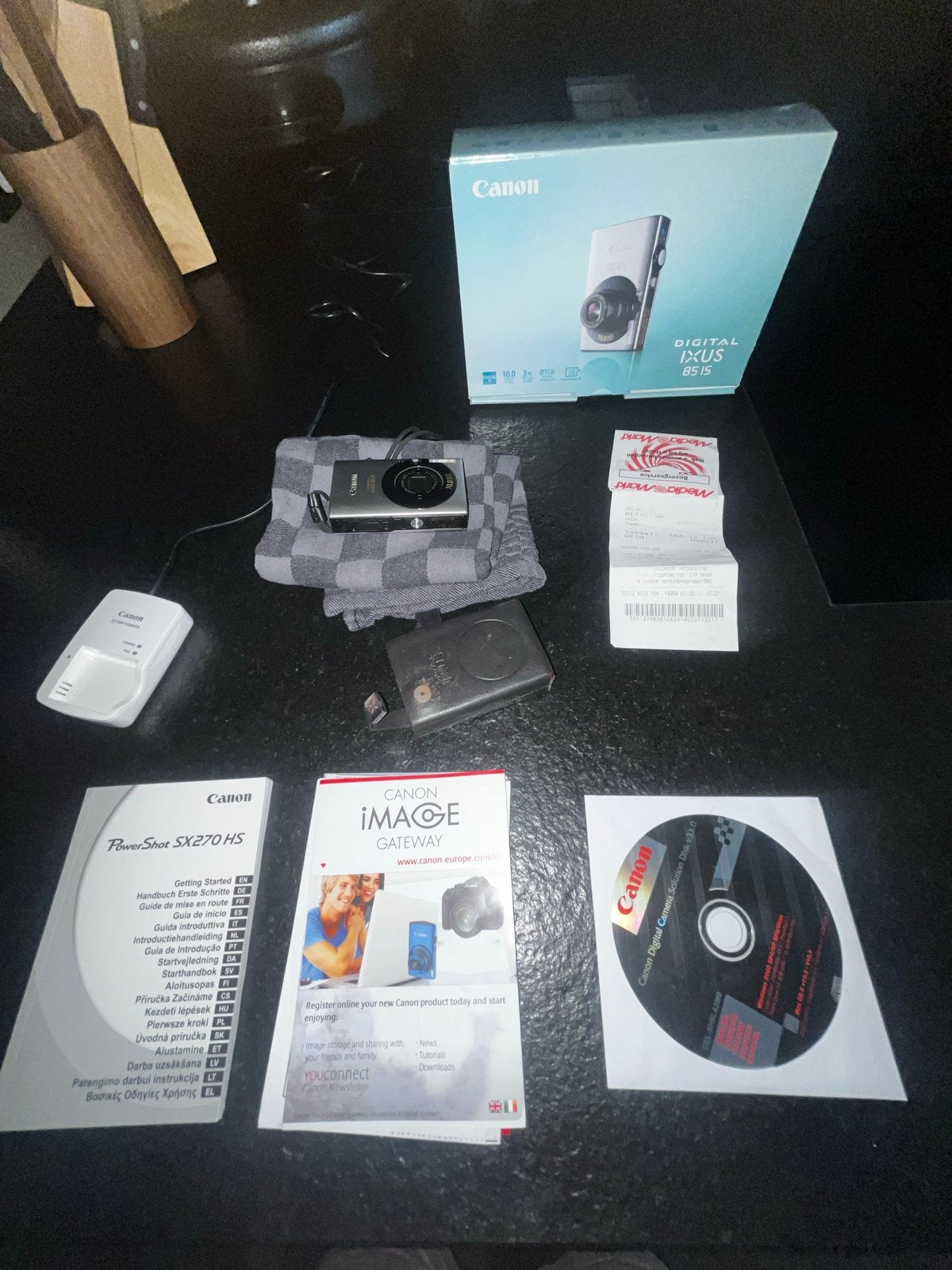 Canon Digital IXUS 85 IS Compact Camera - Zilver, Audio, Tv en Foto, Fotocamera's Digitaal, Ophalen, Canon, Compact, Zo goed als nieuw