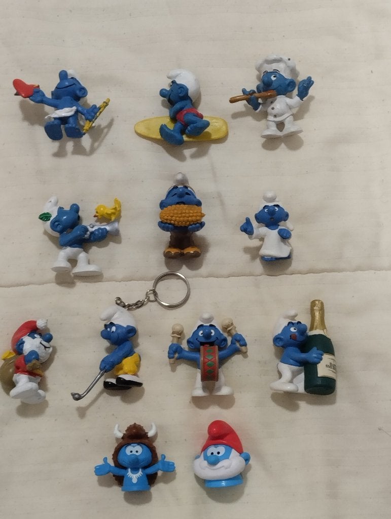 smurfen , apart of in 1 lot : deel 5, Verzamelen, Ophalen of Verzenden, Zo goed als nieuw, Verschillende Smurfen