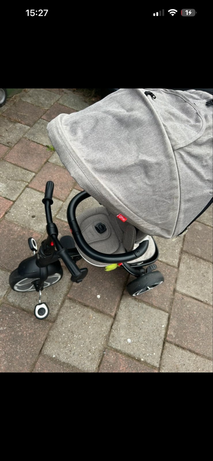 Q Play Driewieler Prime 4-in-1 met zonnekap - Zo goed als ni, Ophalen of Verzenden, Zo goed als nieuw
