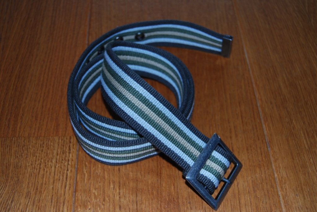 Groene / beige riem, Kleding | Dames, Riemen en Ceinturen, Ophalen of Verzenden, Nieuw, Overige kleuren, Heupriem
