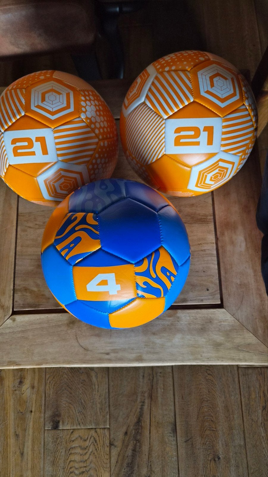 3x WK Leren ballen - Nieuw!, Sport en Fitness, Voetbal, Ophalen, Nieuw, Bal