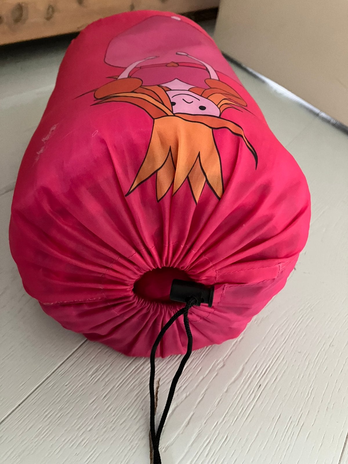 Roze kinderslaapzak, Ophalen, Gebruikt
