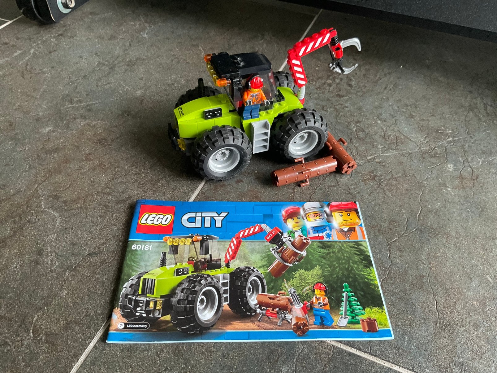 Lego Bostracktor-60181, Ophalen, Lego, Zo goed als nieuw, Complete set