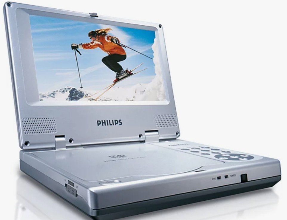Philips portable (vakantie) dvd speler, Dvd-speler, Philips, Gebruikt, Draagbaar
