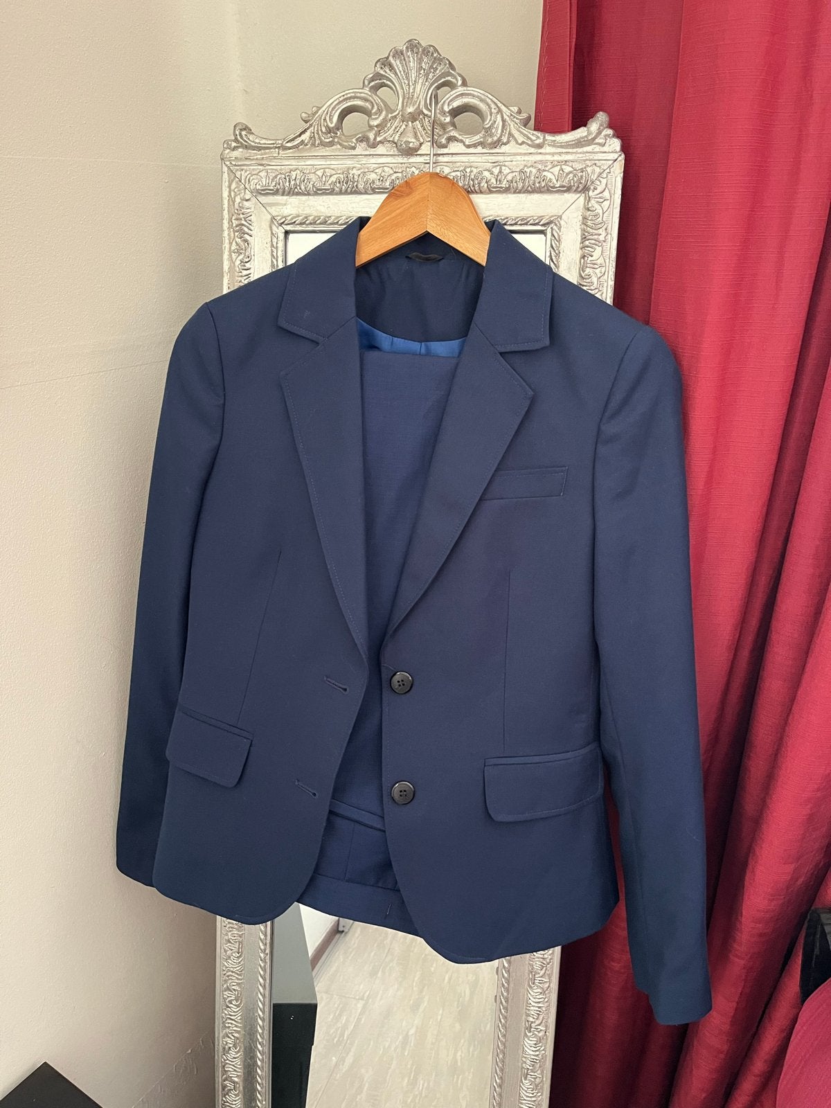 Strellson herenpak - Maat 46 (S) - Zo goed als nieuw, Ophalen of Verzenden, Zo goed als nieuw, Maat 46 (S) of kleiner, Blauw