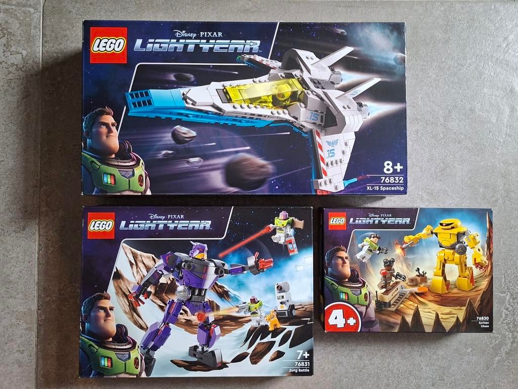 LEGO Lightyear complete sets 76830, 76831, 76832, Overige thema's, Lego, Nieuw, Ophalen of Verzenden