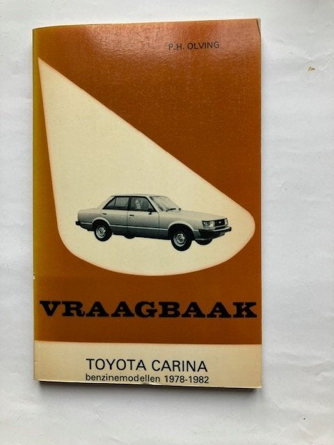 Vraagbaak    Toyota   Carina    1978 - 1982       Nieuwstaat, Ophalen of Verzenden