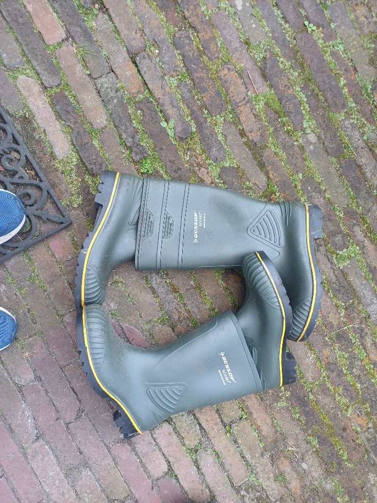 Werklaarzen Dunlop maat 43, Ophalen, Kinderen, Dunlop, Laarzen