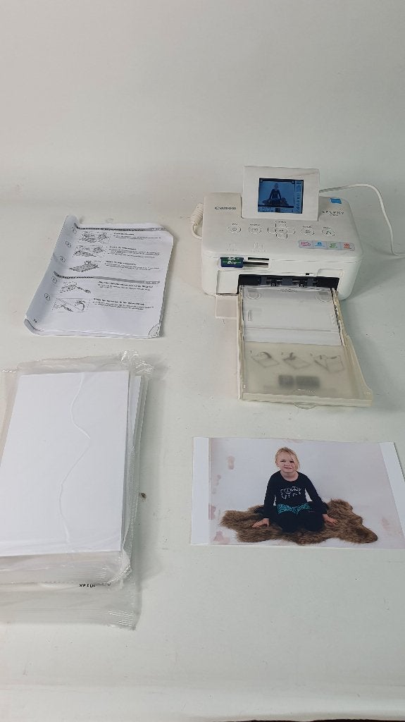 Canon Selphy CP800 fotoprinter, met papier en inkt. 5C3, Computers en Software, Printers, Gebruikt, Fotoprinter, Ophalen of Verzenden