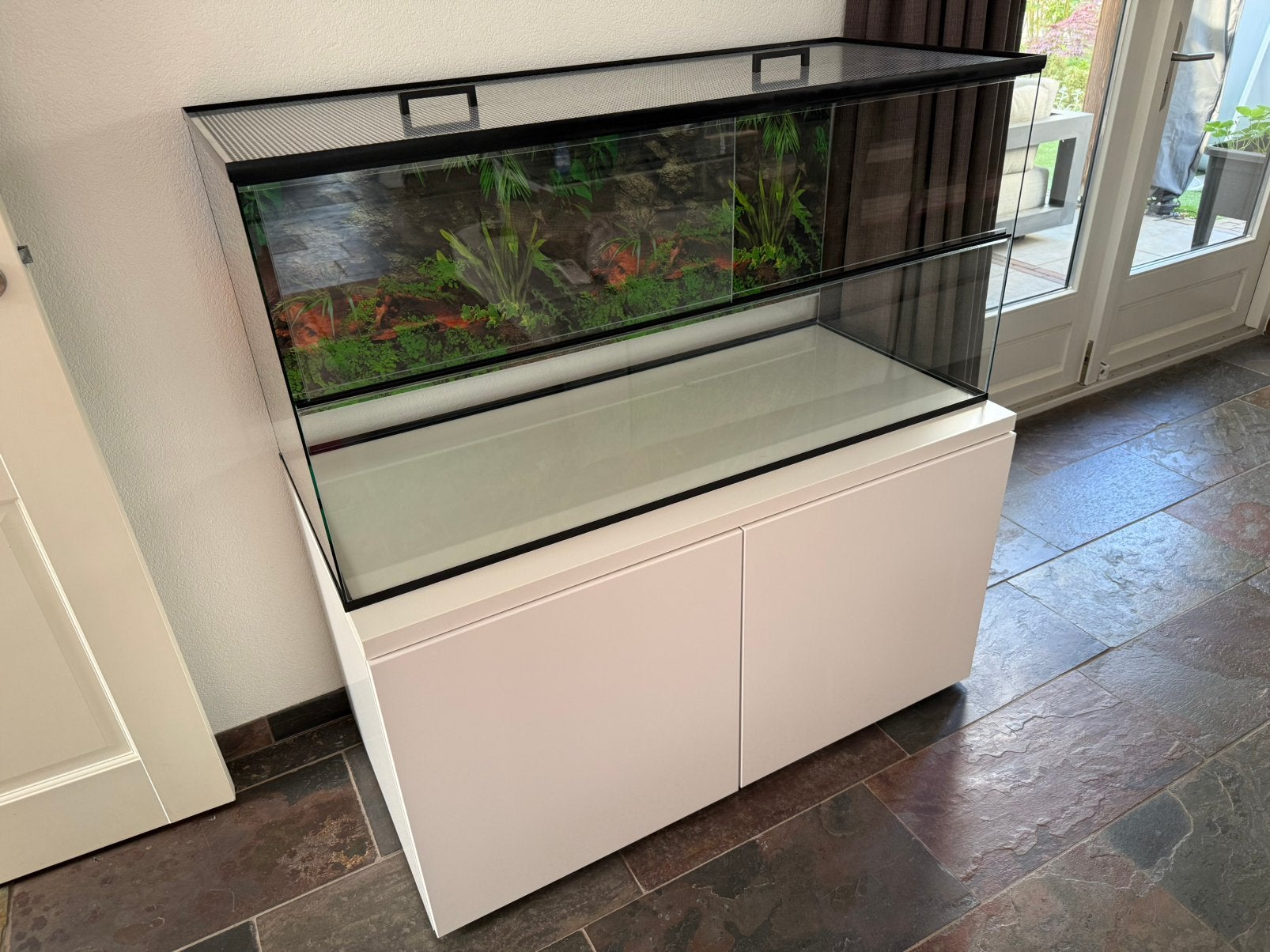Goudhamster/hamster terrarium met schuifruiten 120x50x60 cm, Ophalen, 110 cm of meer, Overige typen, 60 tot 90 cm