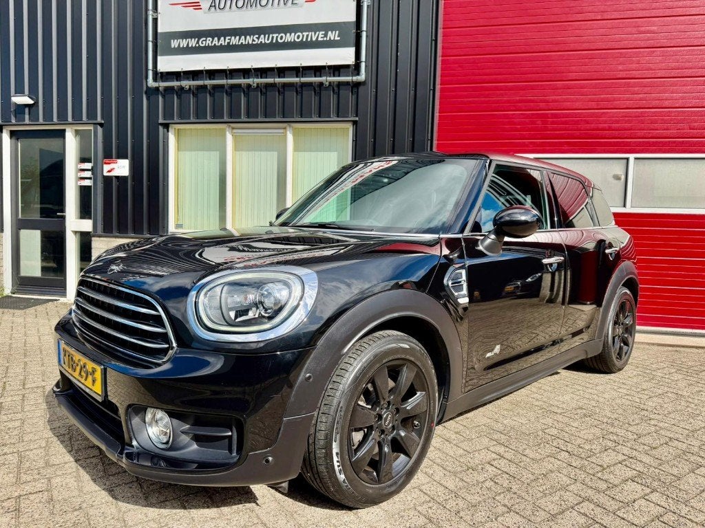 Mini Countryman Cooper 136 pk Panoramadak, Apple-Carplay etc, Automaat, 136 pk, Zwart, Leder
