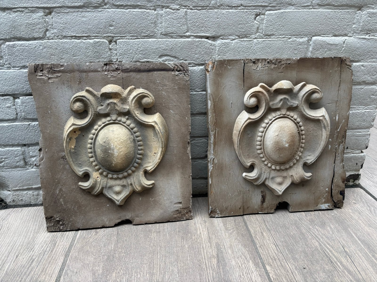Hoffz wandpaneeltjes - 34x38 cm, Ophalen, Hout, Gebruikt, Landelijk