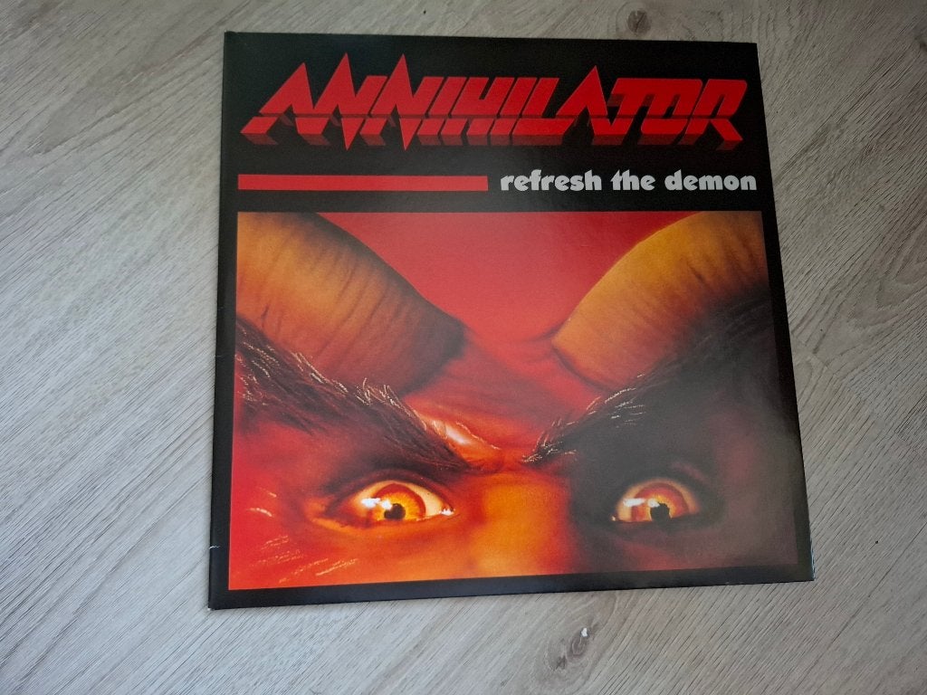 2 LP Annihilator – Refresh The Demon. (2009), Thrash metal, Inclusief binnenhoes, Ophalen of Verzenden, Zo goed als nieuw