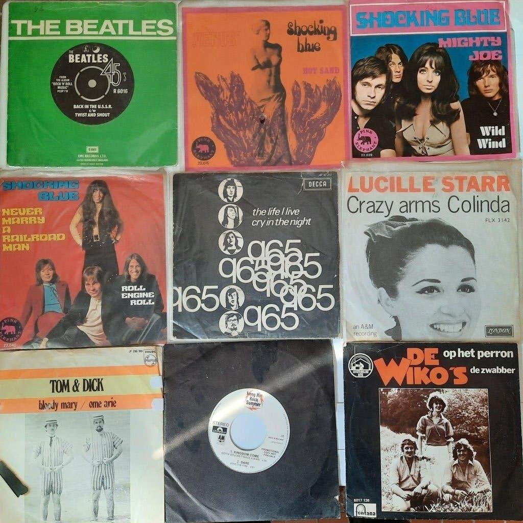 50 +  Singles, geen €2 spul, Gebruikt, Fotohoes, 7 inch, Ophalen of Verzenden