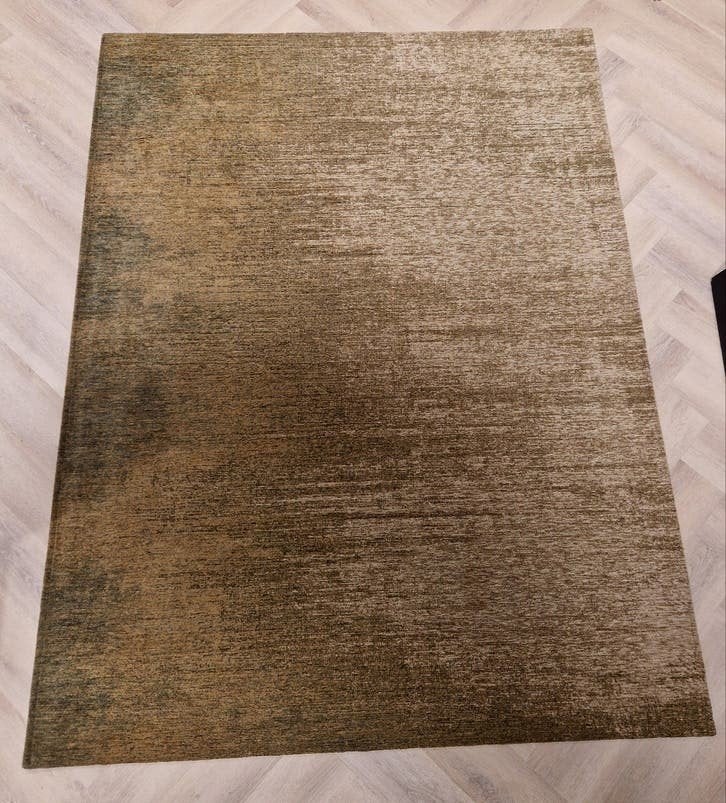 Showmodel karpet Nuance Olive groen zand beige kleed, Ophalen, Groen, 150 tot 200 cm, Rechthoekig