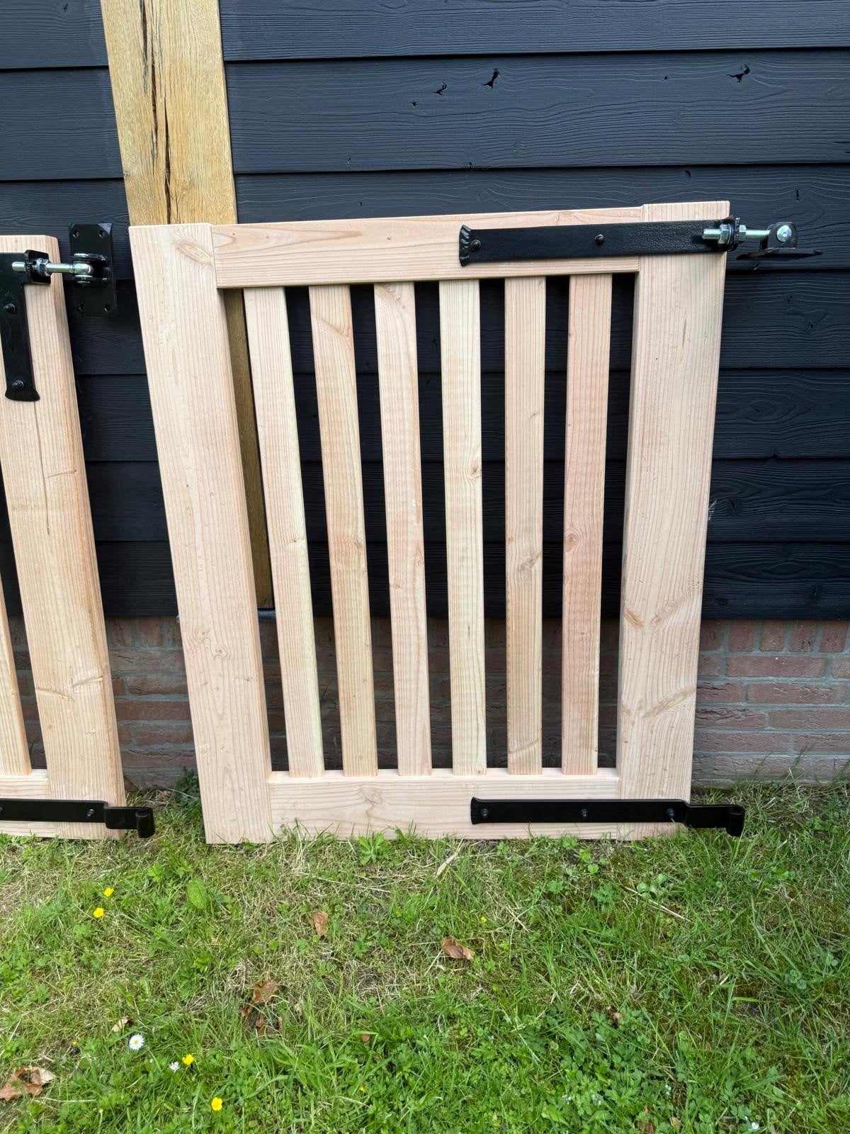 Looppoort te koop, Nieuw, Ophalen of Verzenden, Schroefhekje, Hout