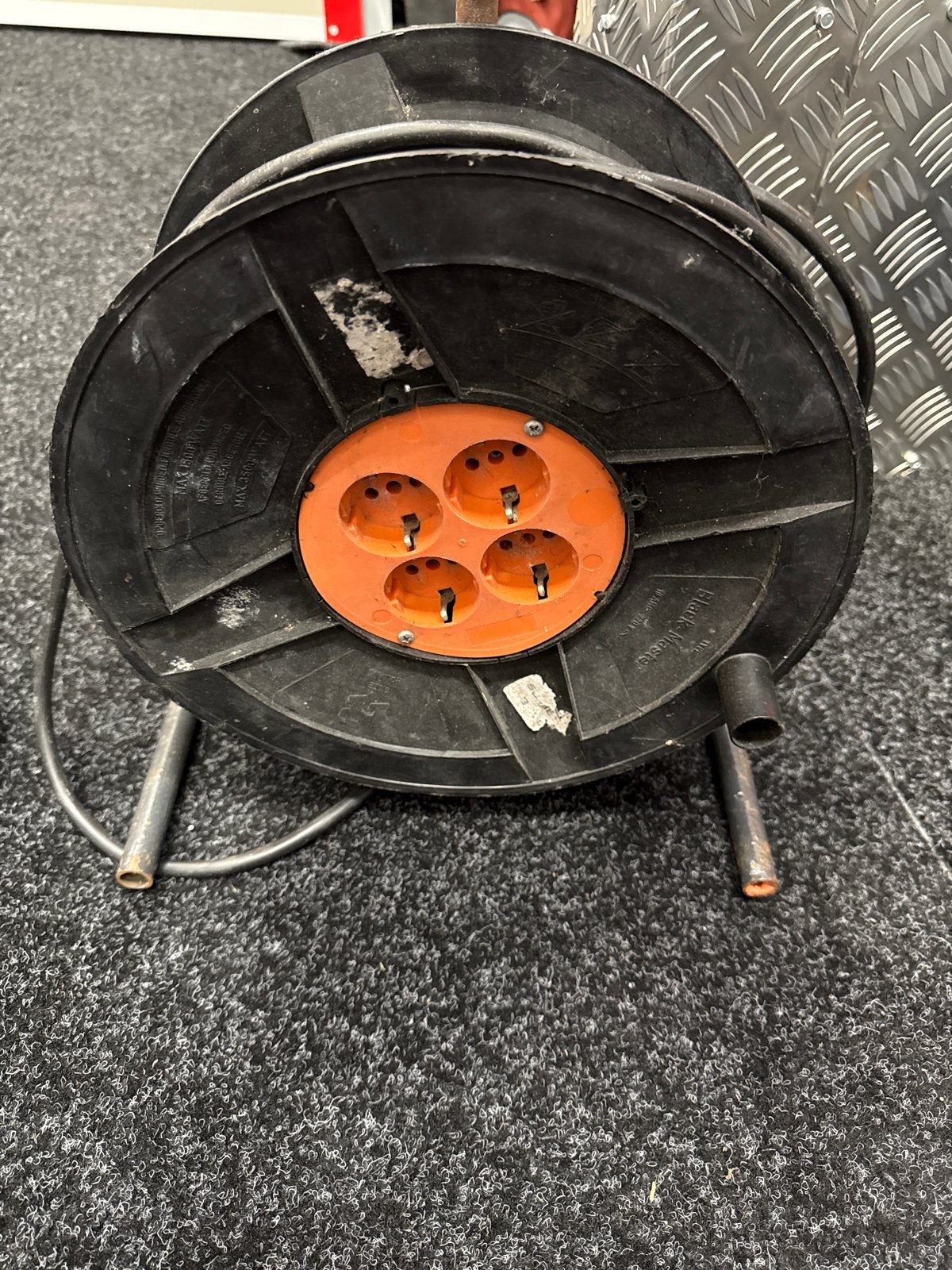 Kabelhaspel  40 meter - 3500 Watt, Ophalen, Gebruikt, Kabelhaspel