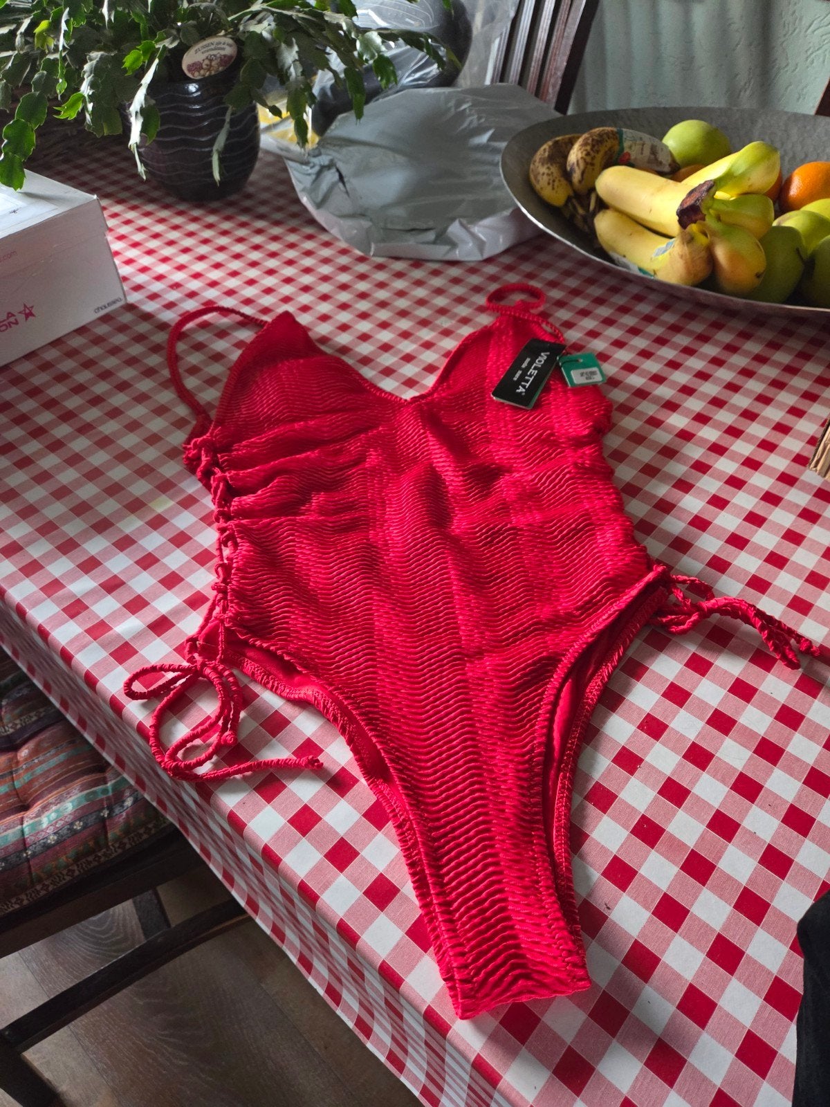 Nieuw rood badpak Violetta Moda Mare, Kleding | Dames, Nieuw, Badpak, Ophalen of Verzenden, Violetta Moda Mare