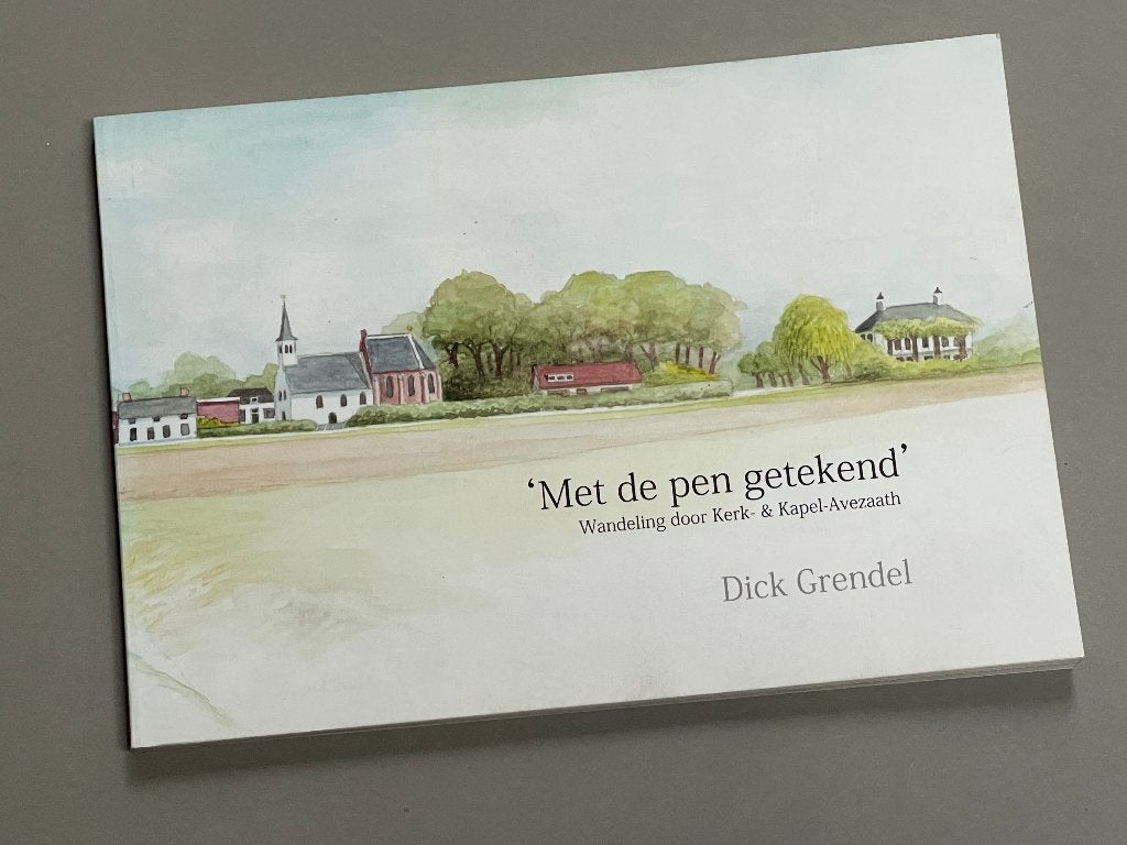 Met de pen getekend wandelingen door Kerk- & Kapel-Avezaath, Ophalen of Verzenden, 20e eeuw of later, Zo goed als nieuw