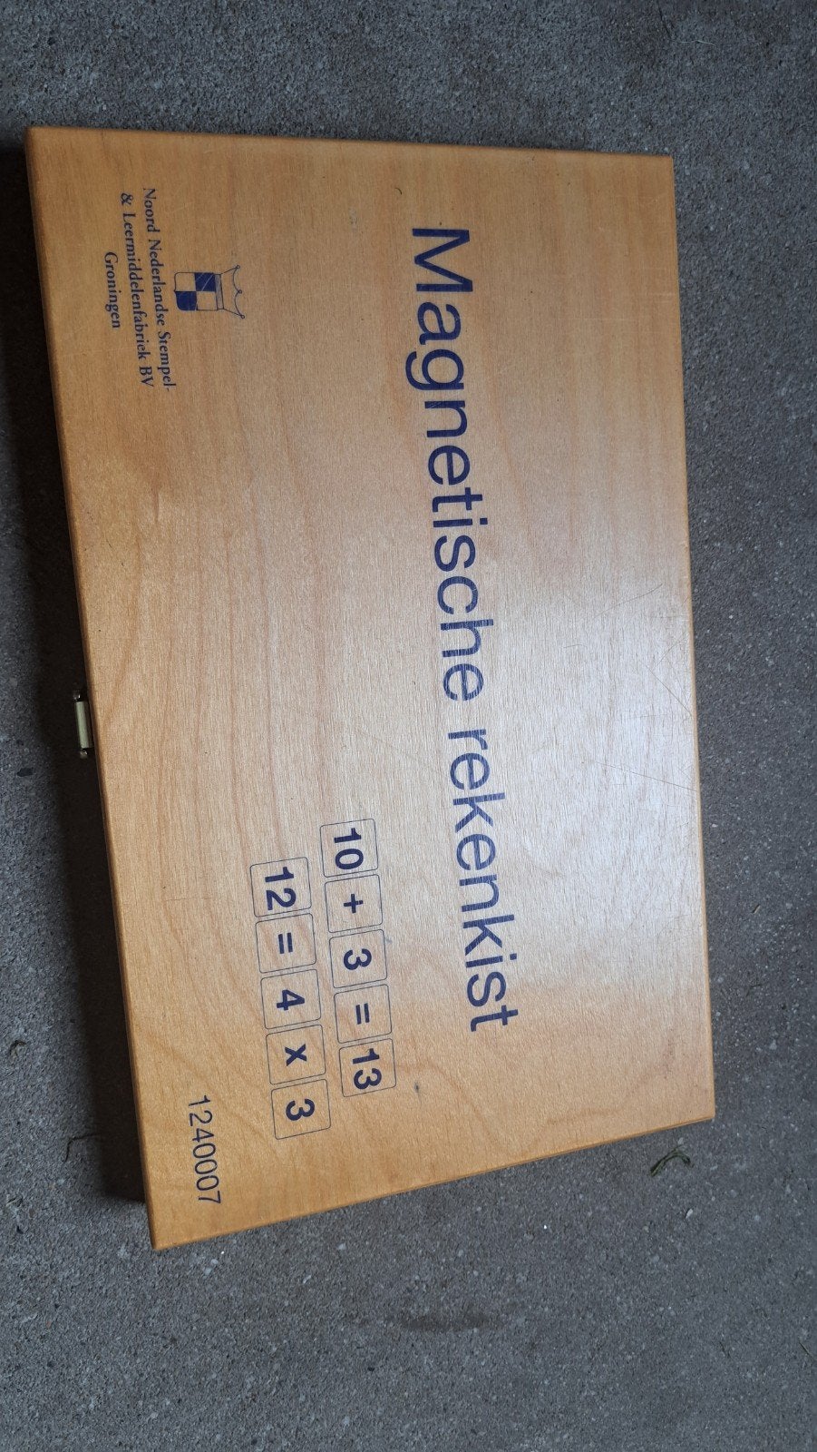 Magnetische rekenkist - Noord Nederlandse Stempel, Kinderen en Baby's, Ophalen of Verzenden, Gebruikt, Rekenen