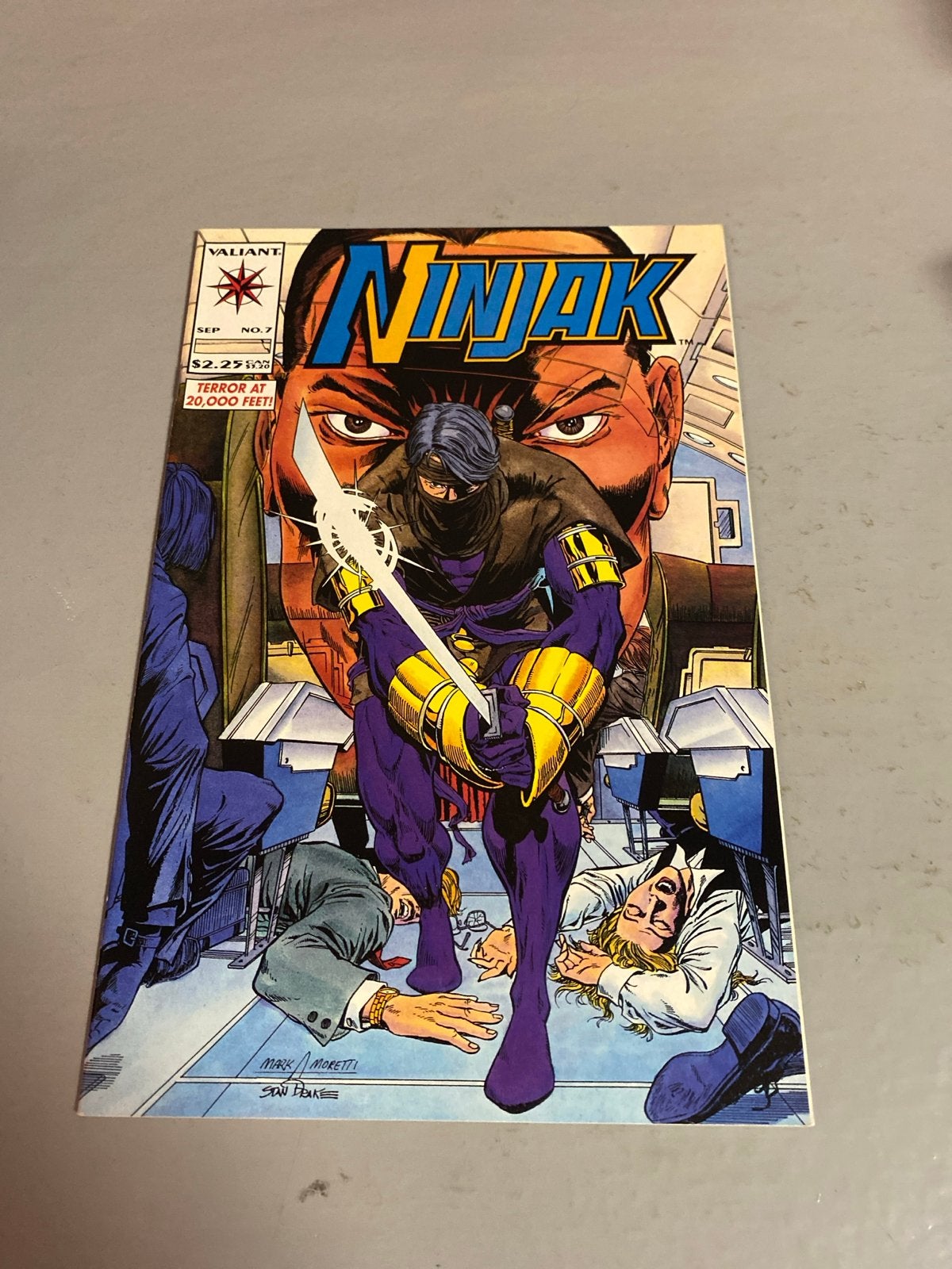 Ninjak #7 - Valiant Comics - Terror at 20,000 Feet, Boeken, Strips | Comics, Gelezen, Eén comic, Amerika, Ophalen of Verzenden