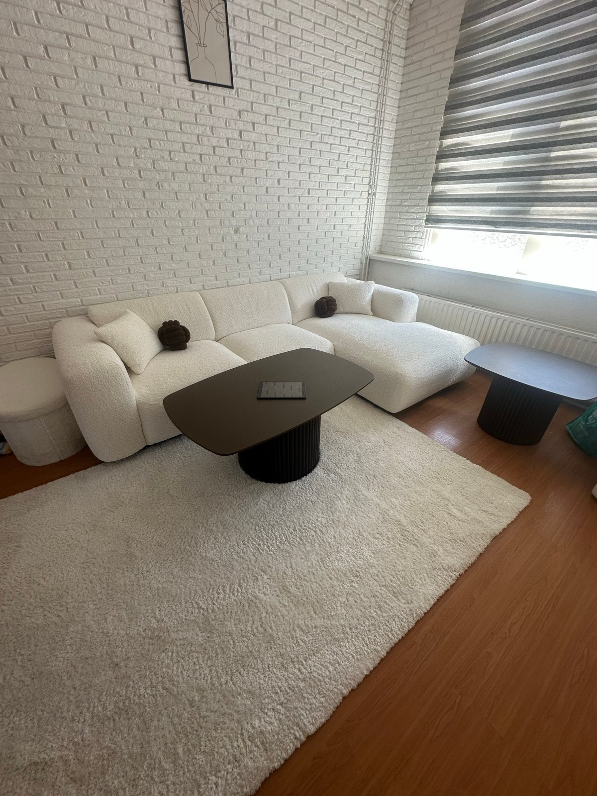 Nieuwe Moderne salontafels 2 stuks JAPANDI, Ophalen, 250 tot 300 cm, Hoekbank, Nieuw
