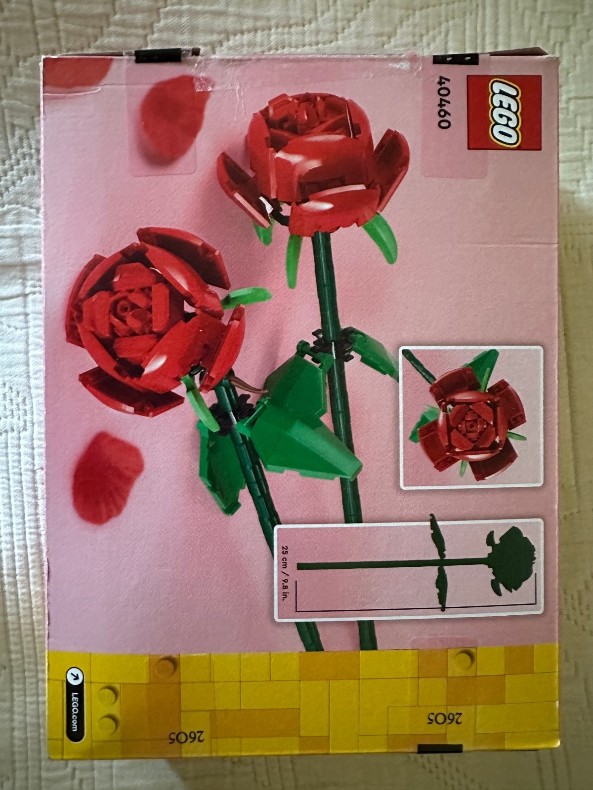 Lego Rozen 40460 - Doosje open, set ongebouwd, Overige thema's, Lego, Ophalen of Verzenden, Zo goed als nieuw