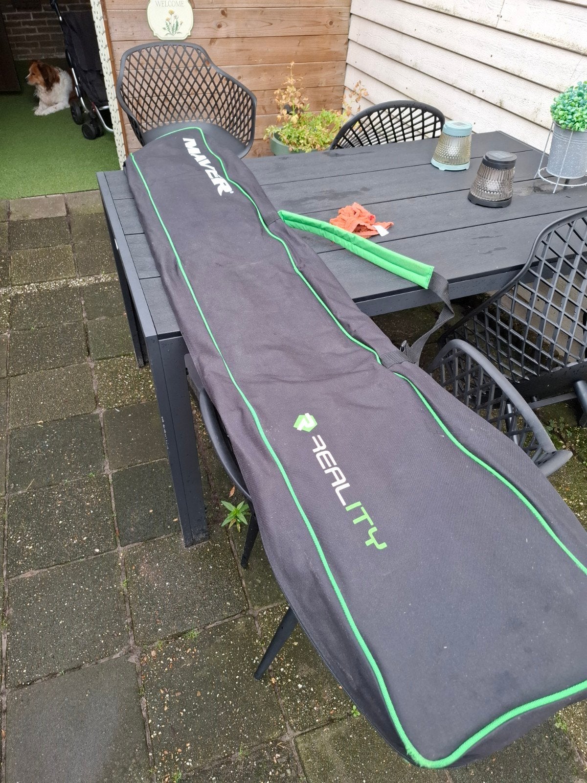 Maver Reality Foudraal 2m voor Vaste Stok - Z.G.A.N., Watersport en Boten, Ophalen of Verzenden, Gebruikt, Koffer of Tas
