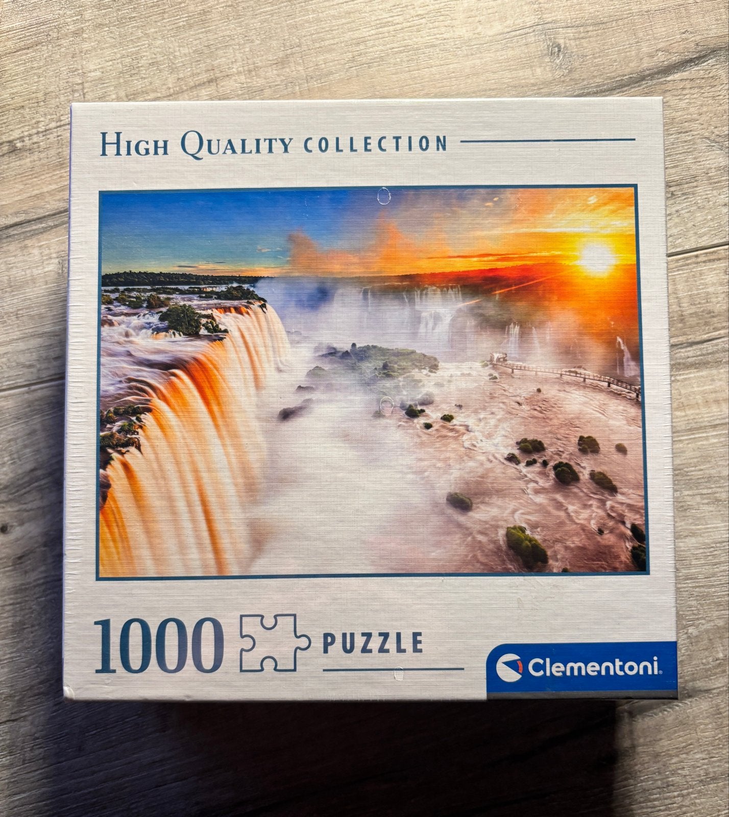 Clementoni Legpuzzel 1000 stukjes - Iguazu Watervallen, Ophalen, 500 t/m 1500 stukjes, Nieuw, Legpuzzel