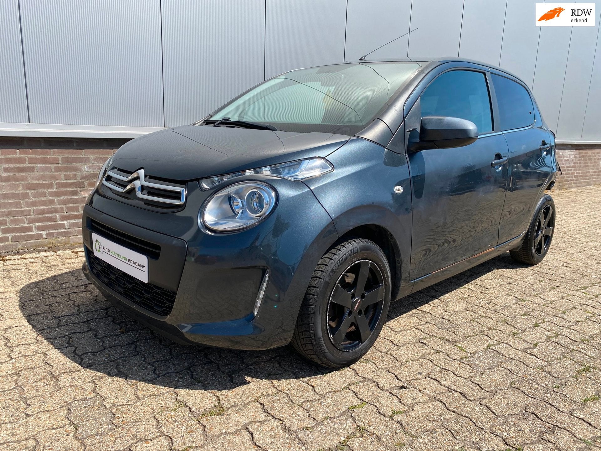 Citroen C1 1.0 VTi Feel airco 5 Deurs Privacy Glass, Auto diversen, Overige carrosserieën, Citroën, Handgeschakeld, Zilver of Grijs