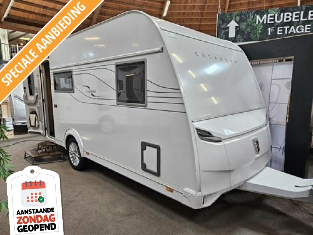 Tabbert Cazadora 490 TD, Caravan van het jaar met mover!, Rondzit, Tabbert, Bedrijf, Schokbreker