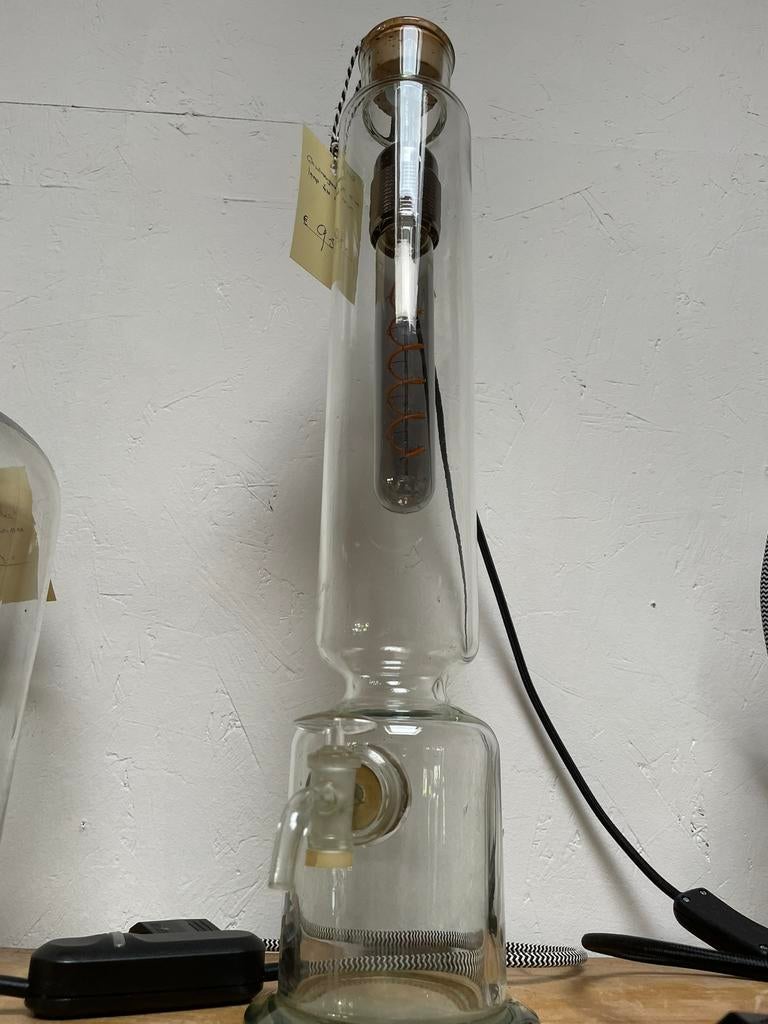 Lamp Laboratoriumglas, Ophalen of Verzenden, Zo goed als nieuw, Glas, Industrieel
