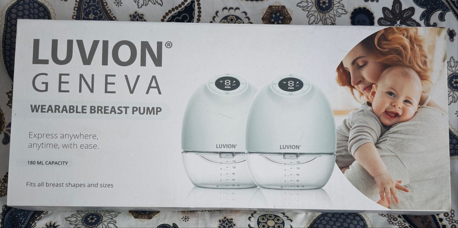 LUVION Geneva draagbare borstkolf (dubbele set) – NIEUW, Ophalen of Verzenden, Nieuw, 250 meter of meer