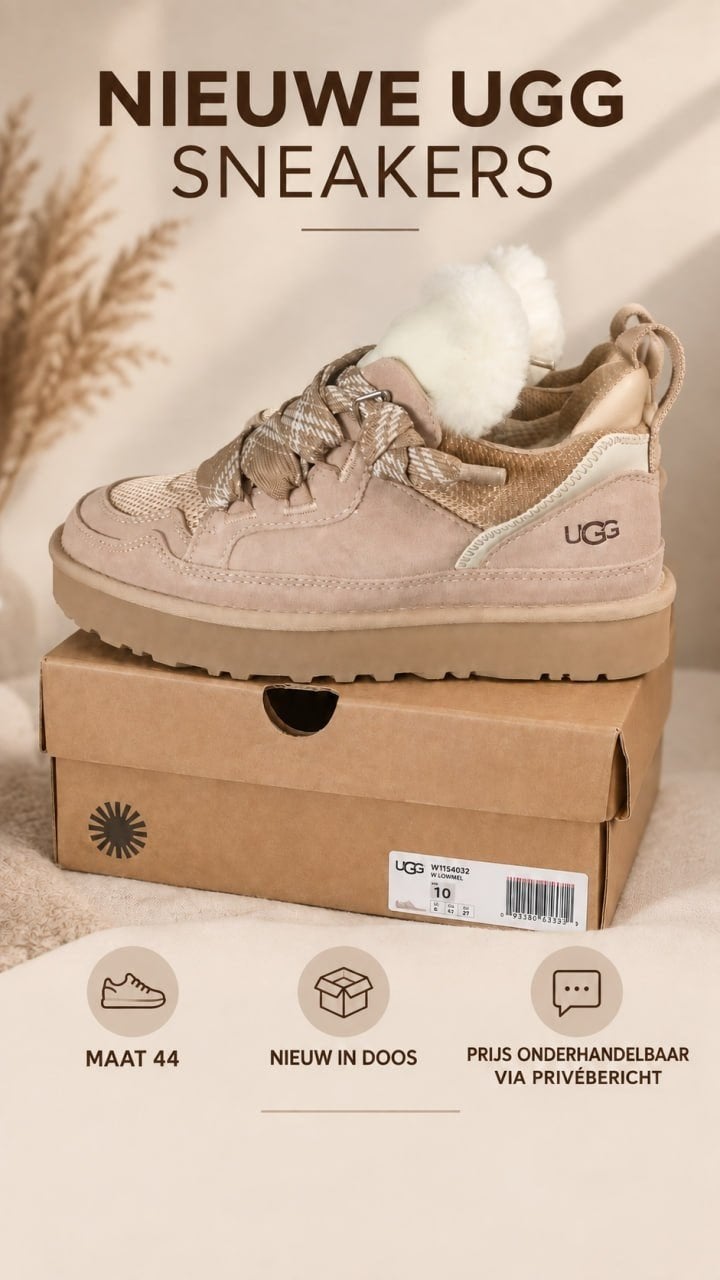 Ugg sneakers maat 44, UGG, Overige kleuren, Overige typen, Nieuw