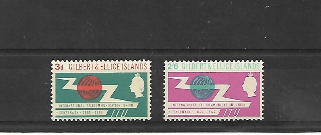 Gilber en Ellice  Island  Michel nr. 82-83  Postfris, Ophalen, Postfris, Overige thema's