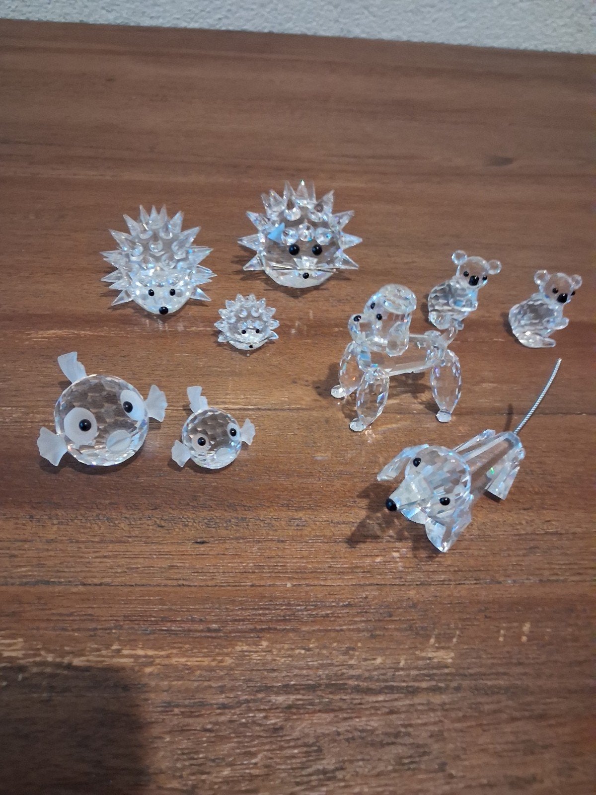 Diverse kristallen beeldjes - Dierenfiguren, Verzamelen, Swarovski, Ophalen of Verzenden